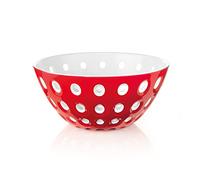 Guzzini Bowls, SAN, Red/White/Transparent Red, 20x27x9 cm