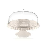 Guzzini Cake Stand with bell-1994 Cake Stand with Bell White 0