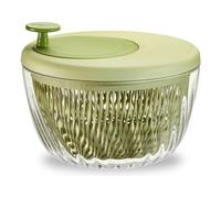 Avocado green SALAD SPINNER WITH LID Ø26CM 'SPIN&STORE' "PREPARATION"