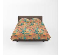 Guzzini Classic - Percale Cotton Bed Set with Double Bed Sheets 180 x 280 cm + 1 Fitted Sheet with Fitted Sheet 125 x 200 cm Mattress 30 cm + 2 Pillow Cases for Bed 50 x 80 cm