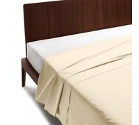 Guzzini Classic - Single Bed Sheets Cotton 160 x 280 cm, 100% Percale OekoTex Certified Fresh and Breathable, Single Bed Sheet for Soft and Durable Bedding