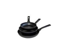 Guzzini - Cook&Plus Set 3 Non-Stick Frying Pans 20/24/28 - Black - 28824510