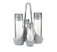 Guzzini Cruet Set, SAN,PE,GLASS, Grigio Cielo