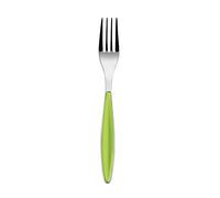 Guzzini Cutlery, ABS,SAN, 304 (18/10), Stainless Steel AISI 420 (Knife), Apple Green, 20.5 cm