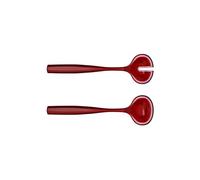 Guzzini - Dolcevita 29730165 Salad Servers, Bio-Based Material, Red, 28 cm