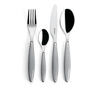 Guzzini - Feeling, 24-Piece Cutlery Set - Sky Grey, 15.8 x 7.5 x h25.5 cm - 23000092