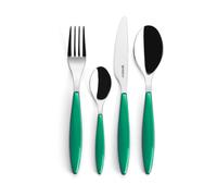 Guzzini Feeling cutlery set Emerald, 24 pieces