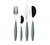 Guzzini Feeling cutlery set Green lagoon, 24 pieces