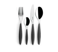 Guzzini Feeling cutlery set Grey, 24 pieces