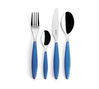 Guzzini Feeling cutlery set Mediterranean blue, 24 pieces
