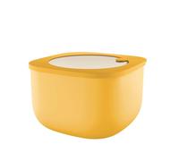 Guzzini - Kitchen Active Design, STORE&MORE BIO, Deep Airtight Fridge/Freezer/Microwave Containers (L) - Mango Yellow, 19,5 x 19,5 x h12,3 cm | 2800 cc - 170724236
