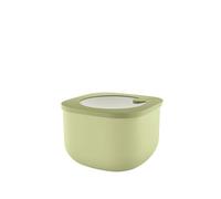 Guzzini - Kitchen Active Design, STORE&MORE BIO, Deep Airtight Fridge/Freezer/Microwave Containers (M) - Avocado Green, 16 x16 x h10,7 cm | 1550cc - 170723253
