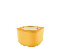 Guzzini - Kitchen Active Design, STORE&MORE BIO, Deep Airtight Fridge/Freezer/Microwave Containers (M) - Mango Yellow, 16 x16 x h10,7 cm | 1550cc - 170723236