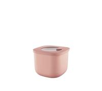 Guzzini - Kitchen Active Design, STORE&MORE BIO, Deep Airtight Fridge/Freezer/Microwave Containers (S) - Peach Blossom Pink, 12,2 x 12,2 x h9,8 cm | 750cc - 170722251
