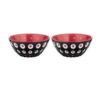 Guzzini 8008392301011 Set of 2 Bowls 12 cm Le MURRINE, Glass, 300 milliliters, Multicolor