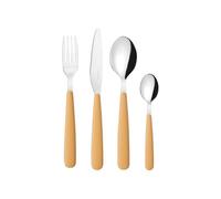 Guzzini 127500206 Cutlery Set, Stainless Steel, Mustard Yellow