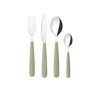 Guzzini 127500176 Cutlery Set, Stainless Steel, Sage Green