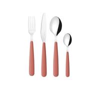 Guzzini 127500264 Cutlery Set, Stainless Steel, Terracotta