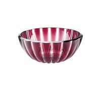 Guzzini Salad Bowl Container XL 30 cm Round Turtleneck 29690377 Transparent Amethyst Organic Plastic 4900cc Dishwasher