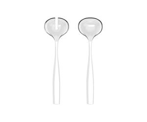 Guzzini - Salad Cutlery in Bio-Based Plastic, White, Turtleneck, 28 Cm