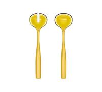 Guzzini - Salad Servers, Bio-Based Plastic, Amber, Turtleneck