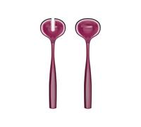 Guzzini - Salad Servers in Bio-Based Plastic, Amethyst, Turtleneck