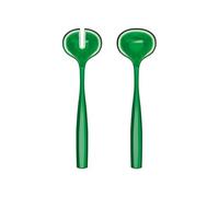 Guzzini - Salad Servers in Bio-Based Plastic, Emerald Green, Dolcevita