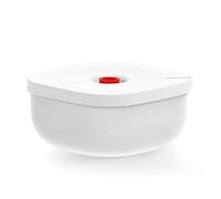 Guzzini - Save IT Shallow Vacuum Container (L) - White, 19,7x19,7xh9,7 cm - 1900 cc