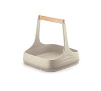 Guzzini Table Organizer, 100% post consumer recycled plastic, Clay, 22x22xh22.5 cm