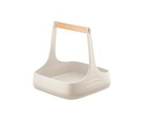 Guzzini Table Organizer, 100% post consumer recycled plastic, Milk White, 22x22xh22.5 cm