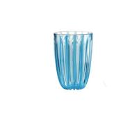 Guzzini - Tall Glass in bio-Based Plastic, Light Blue, Turtleneck