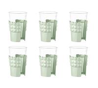 Guzzini Tiffany Cup Holder, Mauve Green, Set of 6