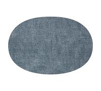 Guzzini - Tiffany, FABRIC Oval Reversible Placemat - Sea Blue, 35 x 48 cm - 22604681