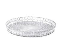 Guzzini Tiffany Round Tray, Pio&Tito Toso, Ø35.6 x h4 cm, Transparent