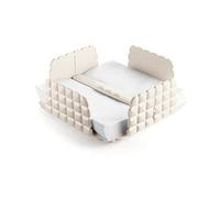Guzzini - Tiffany, Table Napkin Holder - White Milk, 20 x 20 x h7,3cm - 198700156