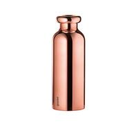 Guzzini Travel Thermal Bottle, Stainless Steel, Gold, 0
