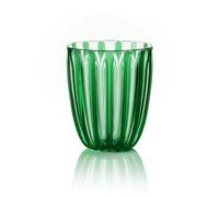 Guzzini Turtleneck Low Glass (Green), 8.5 x h 10