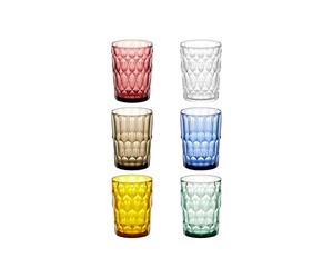 Guzzini - Vanity, Set of 6 Tall Glasses, Bio-based SAN and Bio-based SMMA - ARIA