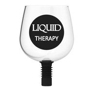 Guzzle Buddy 2GO Unbreakable Tritan Plastic Wine Bottle Glass, It Turns Your Bottle Into Your Glass, Liquid Therapy