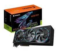GV-N5080AORUS M-16GD: AORUS GeForce RTX 5080 MASTER 16GB GDDR7 256-bit, PCIe 5.0, WINDFORCE, LCD Edge View, Dual BIOS, DLSS 4