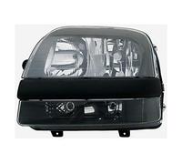 GV-ZONE headlight left side headlamp driver side headlight assembly projector front light car lamp car light black lhd headlights compatible with fiat doblo 2001 2002 2003 2004 2005 VP880L