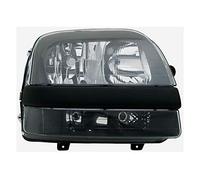 GV-ZONE headlight right side headlamp passenger side headlight assembly projector front light car lamp car light black lhd headlights compatible with fiat doblo 2001 2002 2003 2004 2005 VP878P