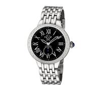 Gv2 Astor Black Dial Stainless Steel Swiss Quartz Watch In Silver Silver One Size