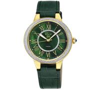 Gv2 Astor Ii, Swiss Quartz Watch, Mop Green Dial, Hand Made Italian Leather, And Sapphire Crystal Green One Size