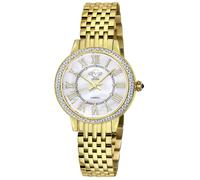 Gv2 Astor Iii, Swiss Quartz Watch, White Mop Dial, 316L Stainless Steel, And Sapphire Crystal In Gold Gold One Size