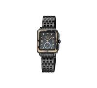 Bari Tortoise, Swiss Quartz Watch, MOP Black Dial, 316L Stainless Steel, and Sapphire Crystal GV2 Black One Size