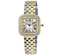 GV2 Women's Bellagio Swiss Quartz Watch White Dial 316L Stainless Steel Sapphire Crystal 30 MM in Silver GV2 Silver One Size