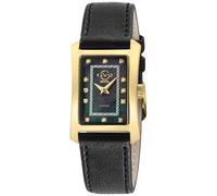 Luino Diamond 14603 Italian Leather Swiss Quartz Watch GV2 Black One Size