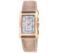 Luino Diamond 14604 White MOP Dial Italian Swiss Quartz Watch GV2 Light Brown One Size