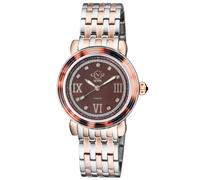 Gv2 Marsala Tortoise, Swiss Quartz Watch, Mop Brown Dial, 316L Stainless Steel, And Sapphire Crystal In Gold Gold One Size